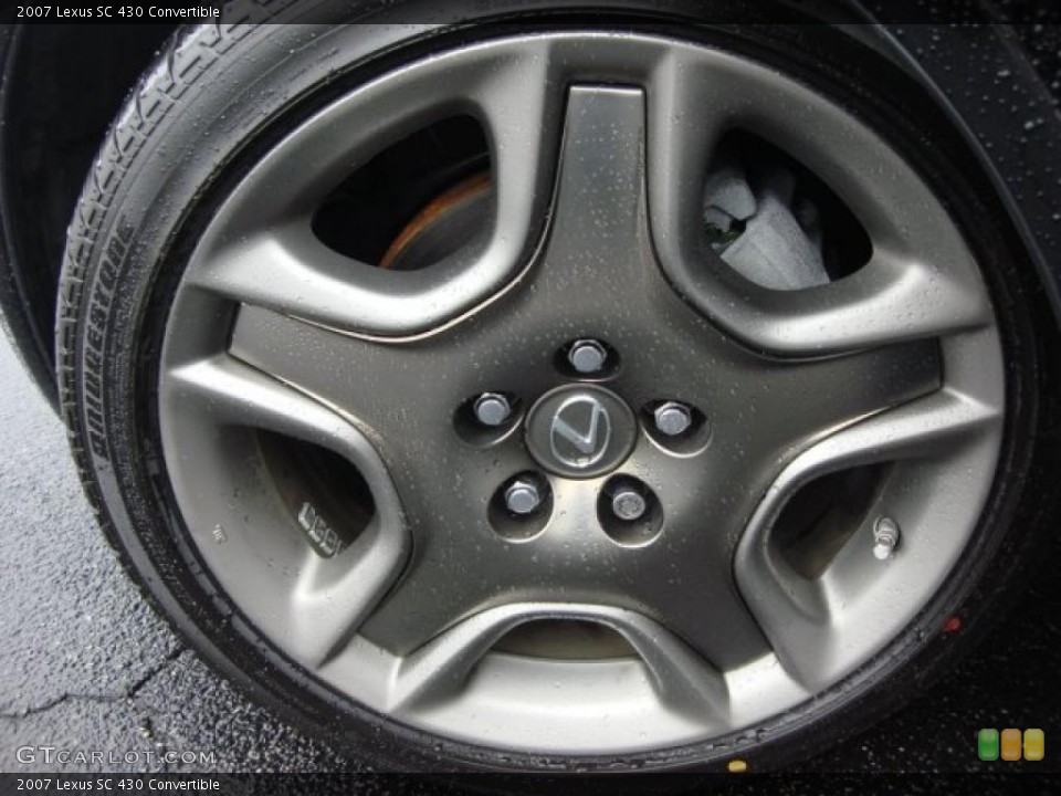 2007 Lexus SC 430 Convertible Wheel and Tire Photo #47481962