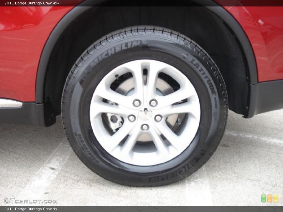 2011 Dodge Durango Crew 4x4 Wheel and Tire Photo #47482277