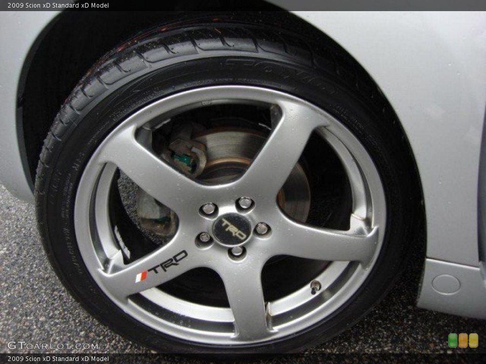 2009 Scion xD Custom Wheel and Tire Photo #47482688