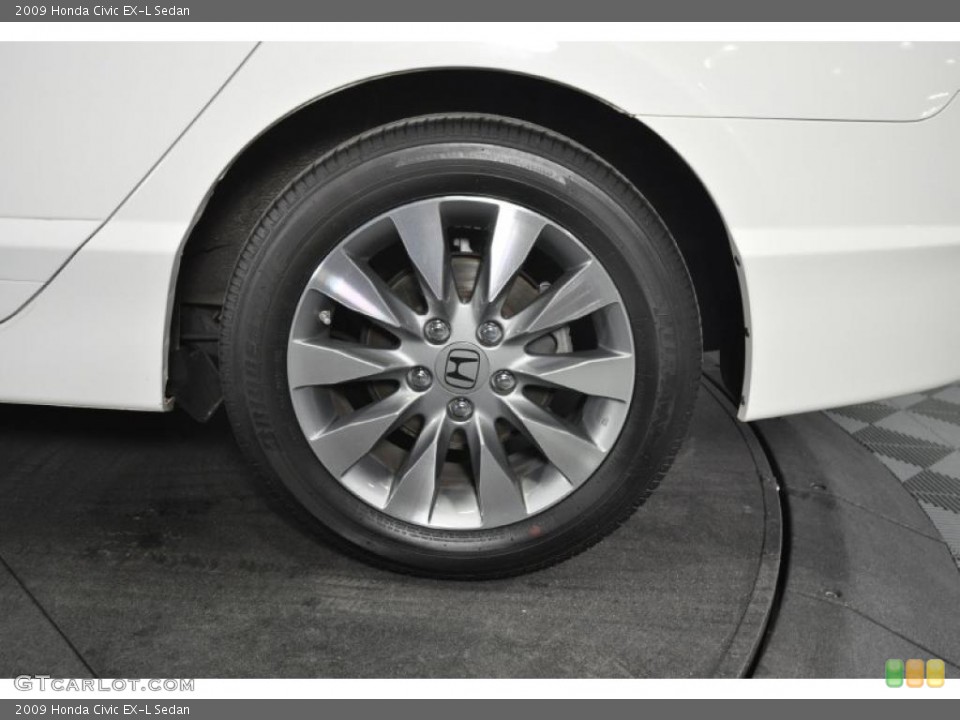 2009 Honda Civic EX-L Sedan Wheel and Tire Photo #47487641