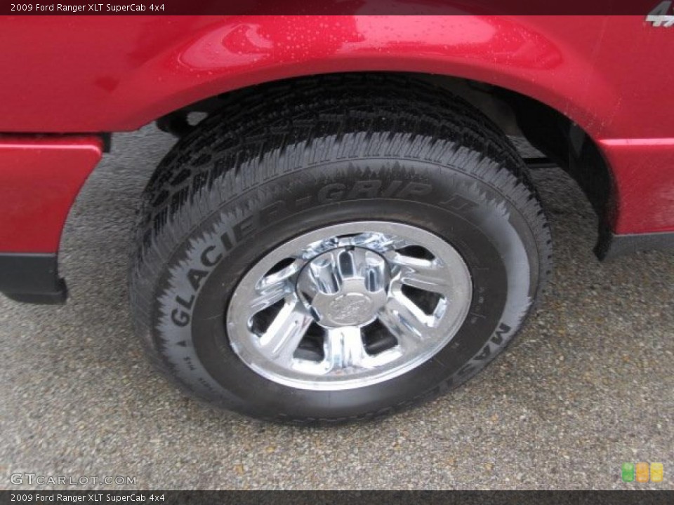 2009 Ford Ranger XLT SuperCab 4x4 Wheel and Tire Photo #47488710