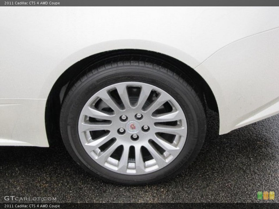 2011 Cadillac CTS 4 AWD Coupe Wheel and Tire Photo #47489172