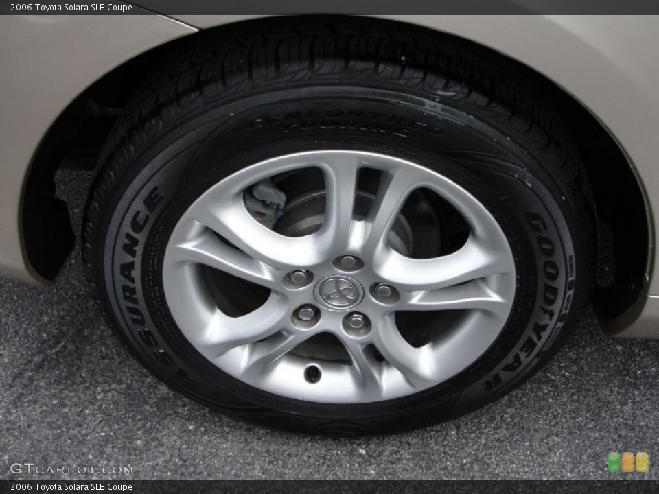 2006 Toyota Solara SLE Coupe Wheel and Tire Photo #47490063