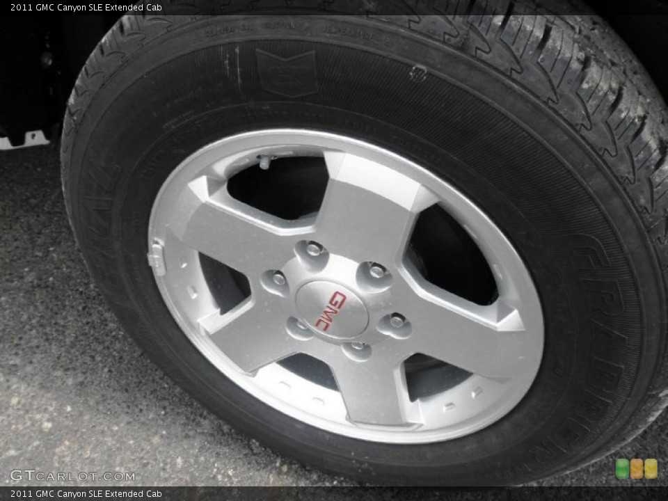 2011 GMC Canyon SLE Extended Cab Wheel and Tire Photo #47494407