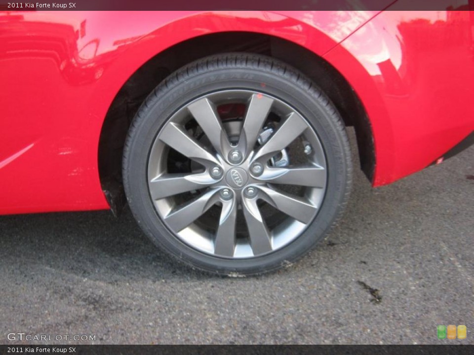 2011 Kia Forte Koup SX Wheel and Tire Photo #47497251