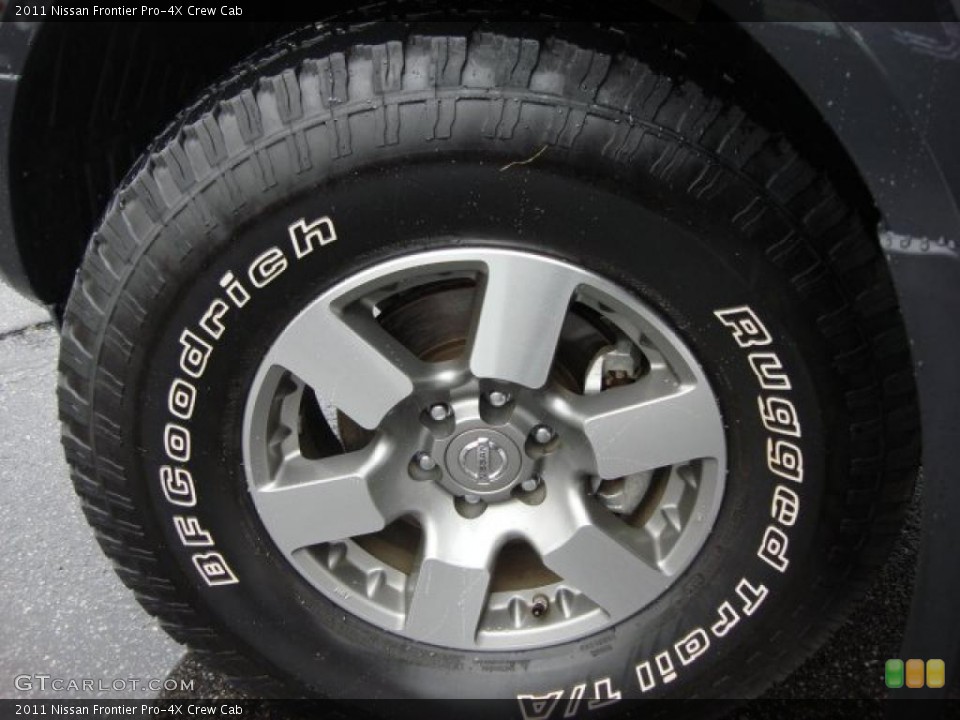 2011 Nissan Frontier Pro-4X Crew Cab Wheel and Tire Photo #47497851