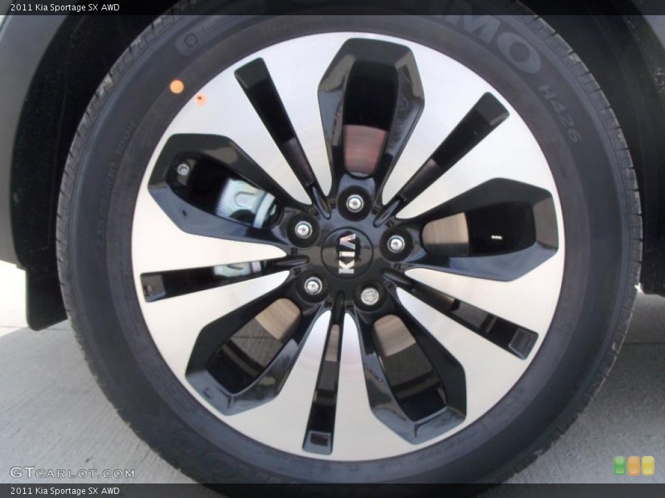2011 Kia Sportage SX AWD Wheel and Tire Photo #47502364
