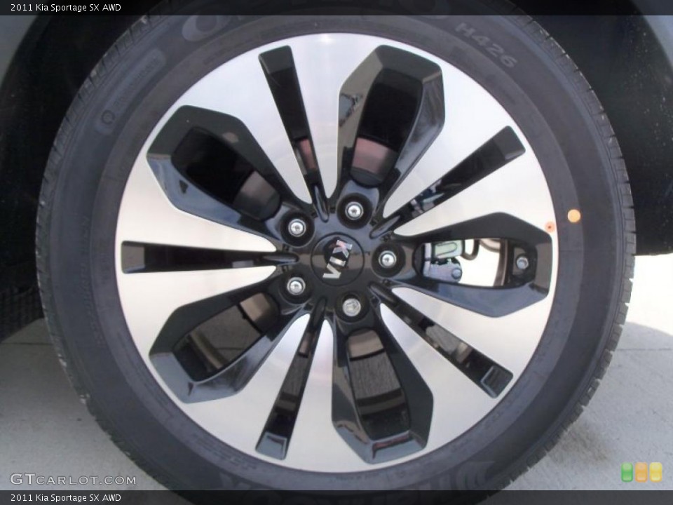 2011 Kia Sportage SX AWD Wheel and Tire Photo #47502400