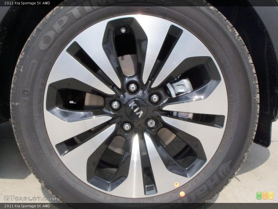 2011 Kia Sportage SX AWD Wheel and Tire Photo #47502439