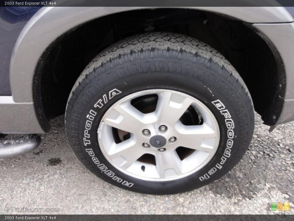 2003 Ford Explorer XLT 4x4 Wheel and Tire Photo #47511754