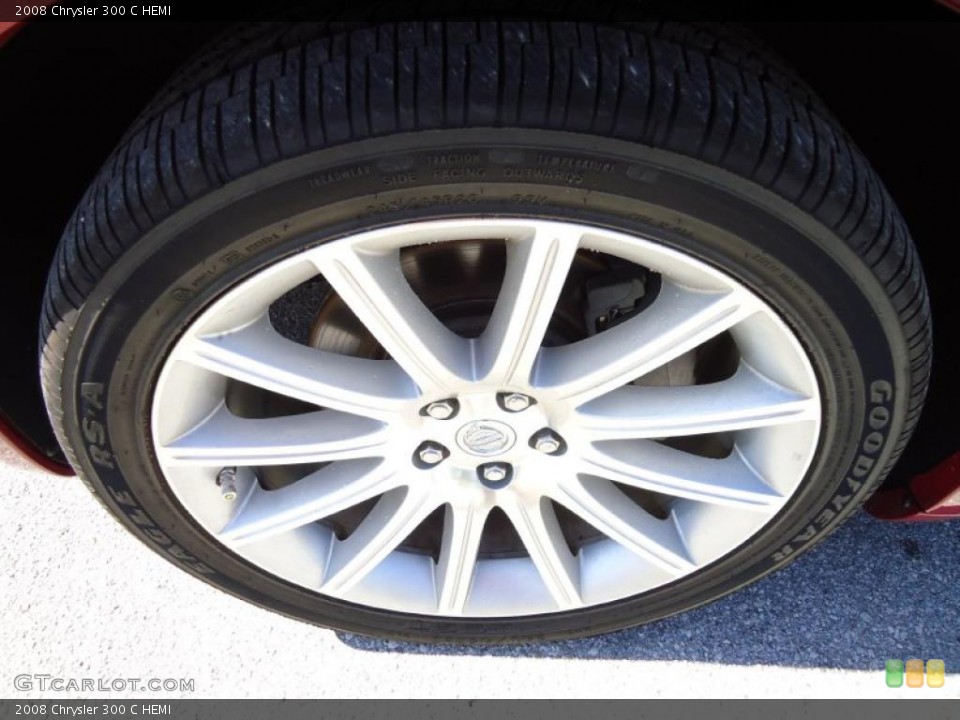 2008 Chrysler 300 C HEMI Wheel and Tire Photo #47515957