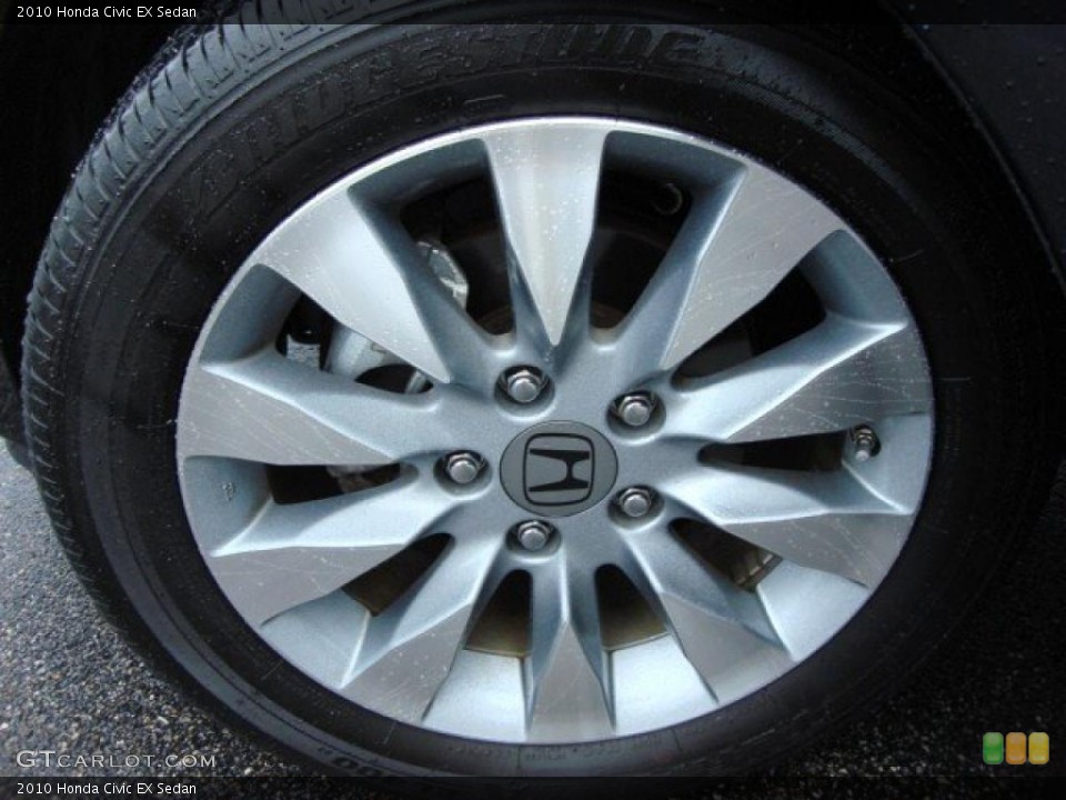 2010 Honda Civic EX Sedan Wheel and Tire Photo #47516305