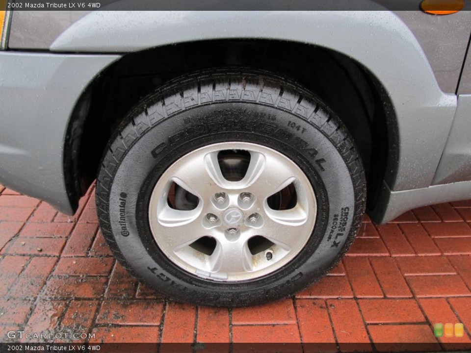 2002 Mazda Tribute LX V6 4WD Wheel and Tire Photo #47517151