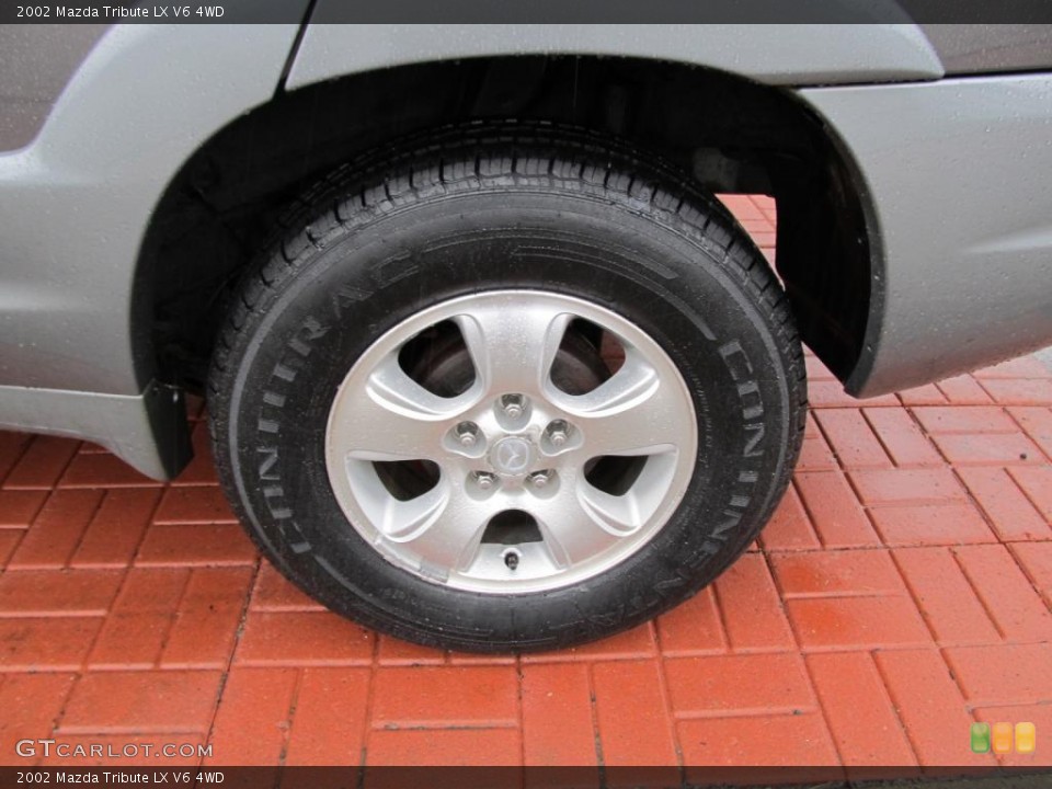 2002 Mazda Tribute LX V6 4WD Wheel and Tire Photo #47517166
