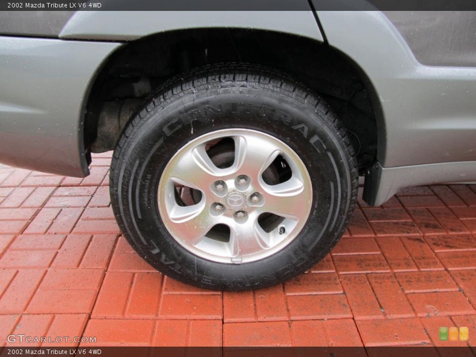 2002 Mazda Tribute LX V6 4WD Wheel and Tire Photo #47517178