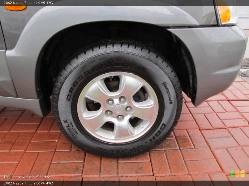 2002 Mazda Tribute LX V6 4WD Wheel and Tire Photo #47517193