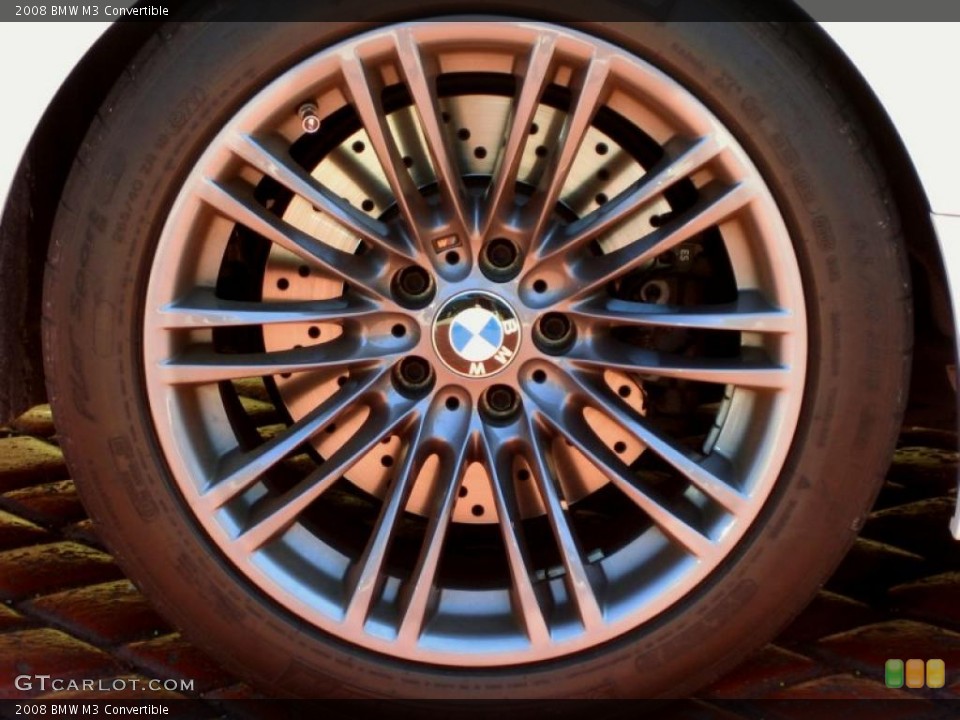 2008 BMW M3 Convertible Wheel and Tire Photo #47519389