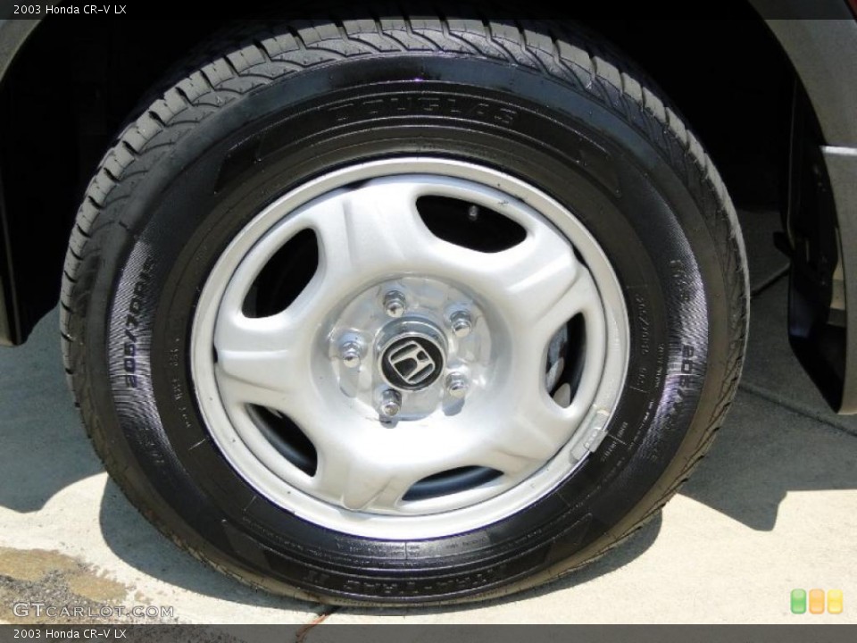 2003 Honda CR-V LX Wheel and Tire Photo #47520667