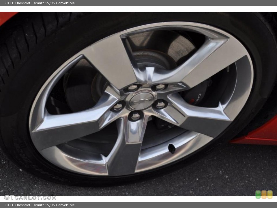 2011 Chevrolet Camaro SS/RS Convertible Wheel and Tire Photo #47523031