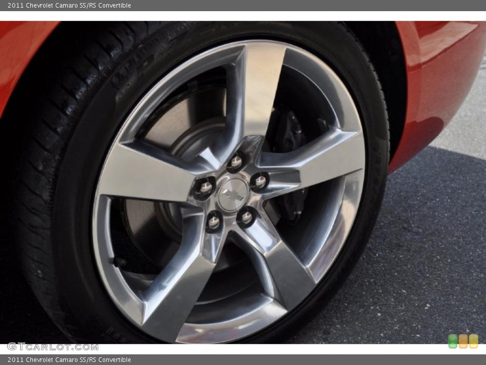 2011 Chevrolet Camaro SS/RS Convertible Wheel and Tire Photo #47523040