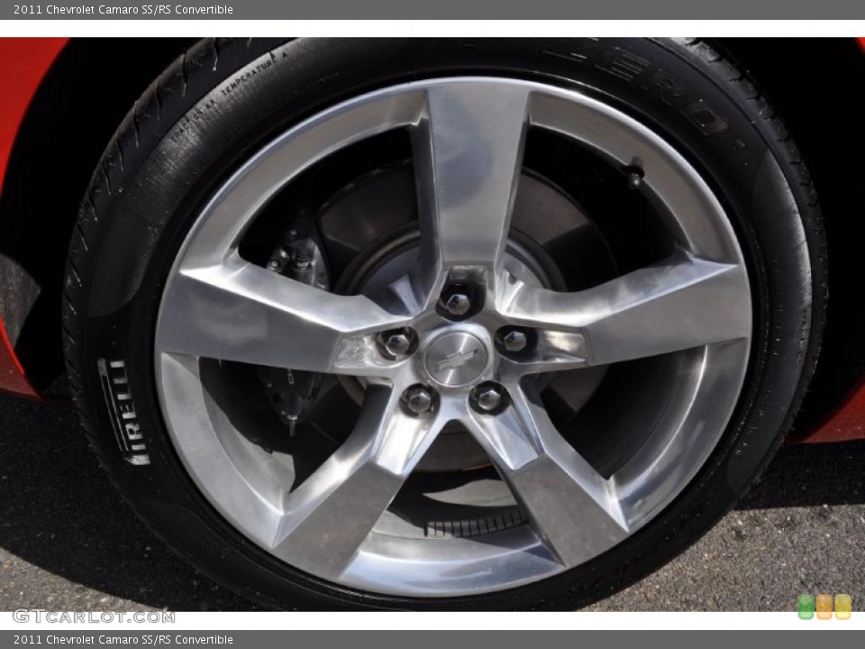 2011 Chevrolet Camaro SS/RS Convertible Wheel and Tire Photo #47523052