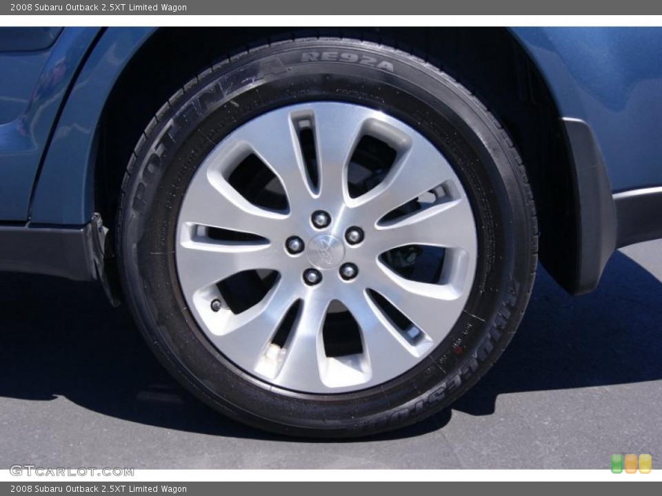 2008 Subaru Outback 2.5XT Limited Wagon Wheel and Tire Photo #47530963