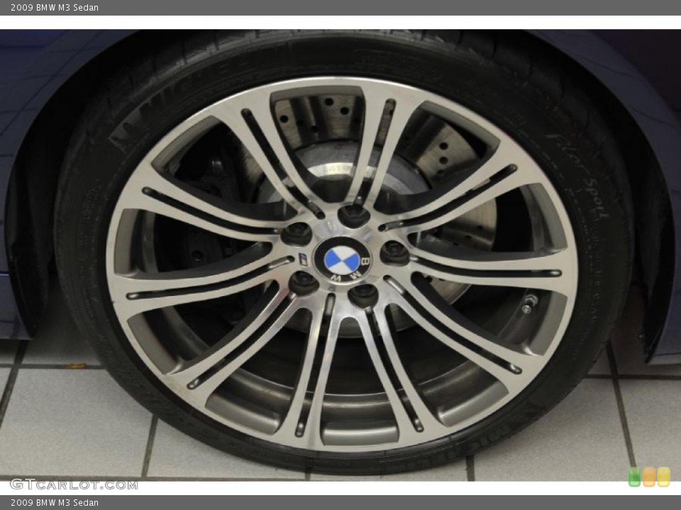 2009 BMW M3 Sedan Wheel and Tire Photo #47533894