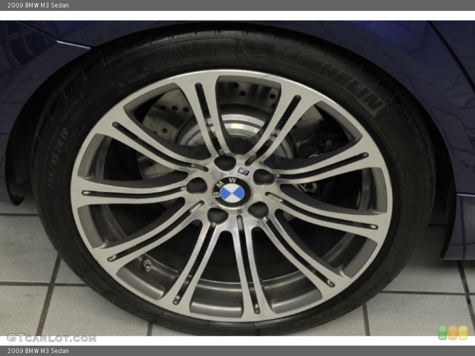 2009 BMW M3 Sedan Wheel and Tire Photo #47533912