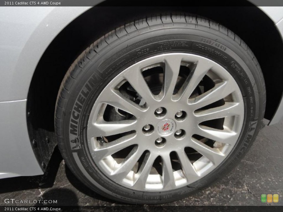 2011 Cadillac CTS 4 AWD Coupe Wheel and Tire Photo #47541005