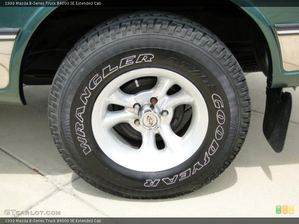 1999 Mazda B-Series Truck B4000 SE Extended Cab Wheel and Tire Photo #47545301
