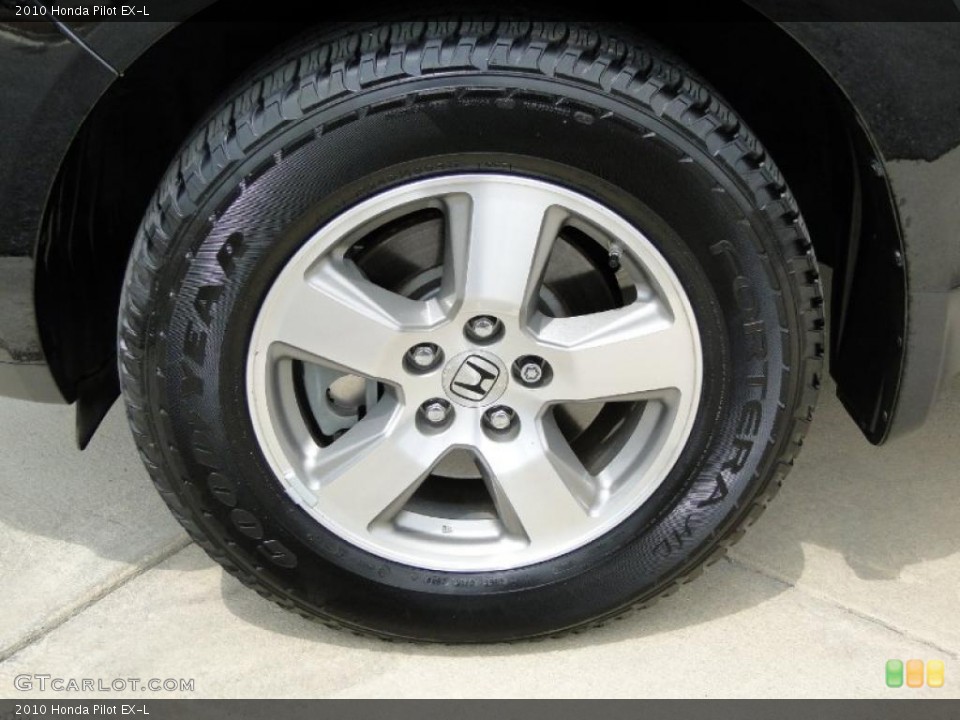 2010 Honda Pilot EX-L Wheel and Tire Photo #47545922
