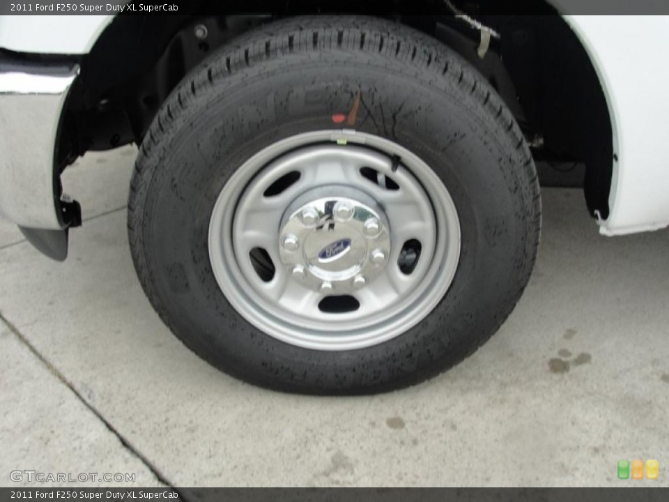 2011 Ford F250 Super Duty XL SuperCab Wheel and Tire Photo #47552656
