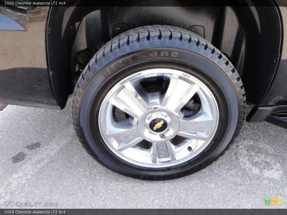 2009 Chevrolet Avalanche LTZ 4x4 Wheel and Tire Photo #47553041