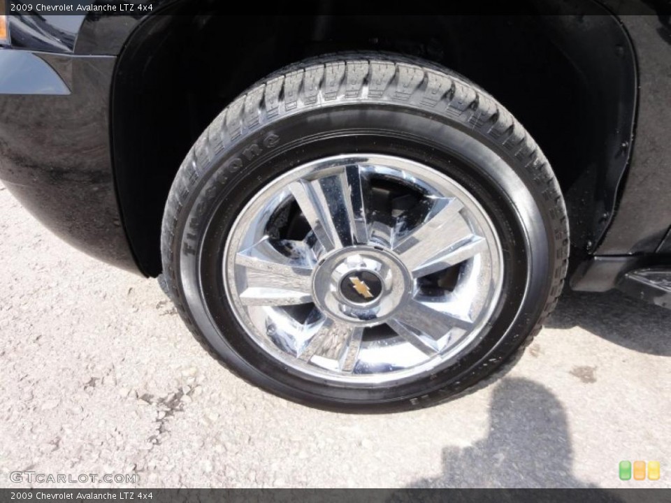 2009 Chevrolet Avalanche LTZ 4x4 Wheel and Tire Photo #47553158