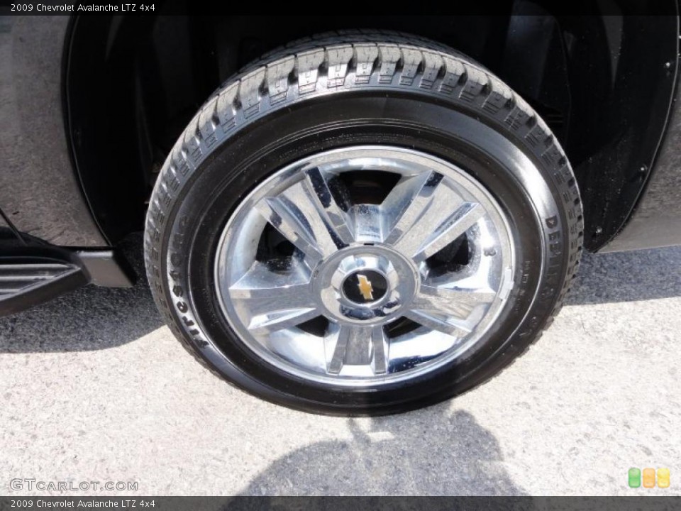 2009 Chevrolet Avalanche LTZ 4x4 Wheel and Tire Photo #47553173