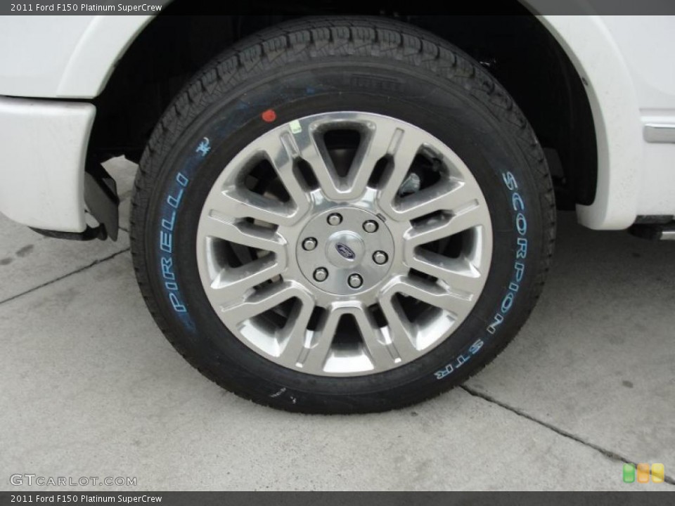 2011 Ford F150 Platinum SuperCrew Wheel and Tire Photo #47554334
