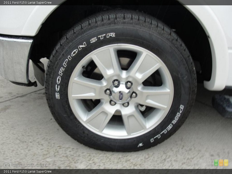 2011 Ford F150 Lariat SuperCrew Wheel and Tire Photo #47554949