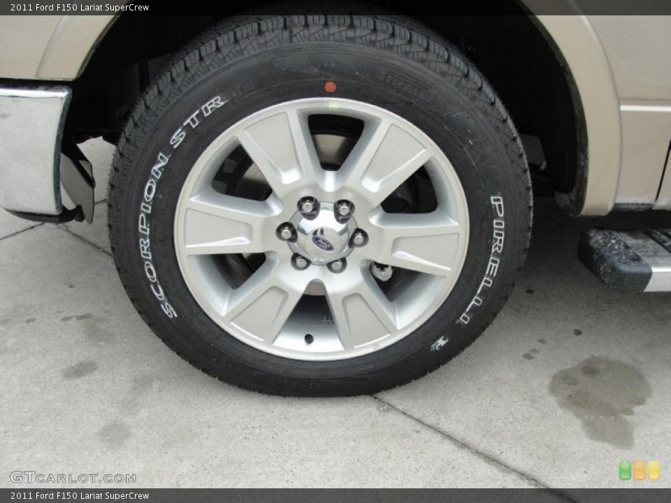 2011 Ford F150 Lariat SuperCrew Wheel and Tire Photo #47556806