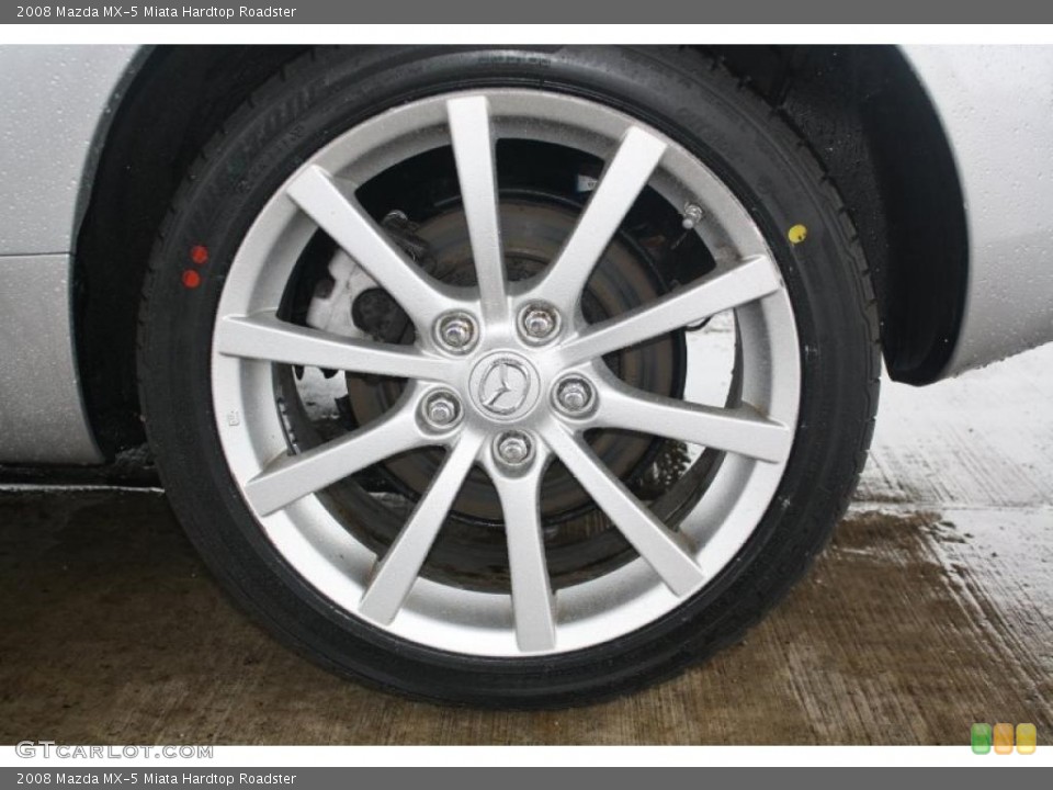 2008 Mazda MX-5 Miata Hardtop Roadster Wheel and Tire Photo #47557340