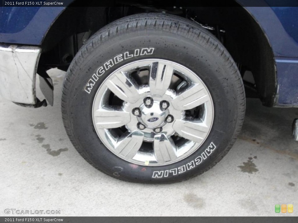 2011 Ford F150 XLT SuperCrew Wheel and Tire Photo #47557352