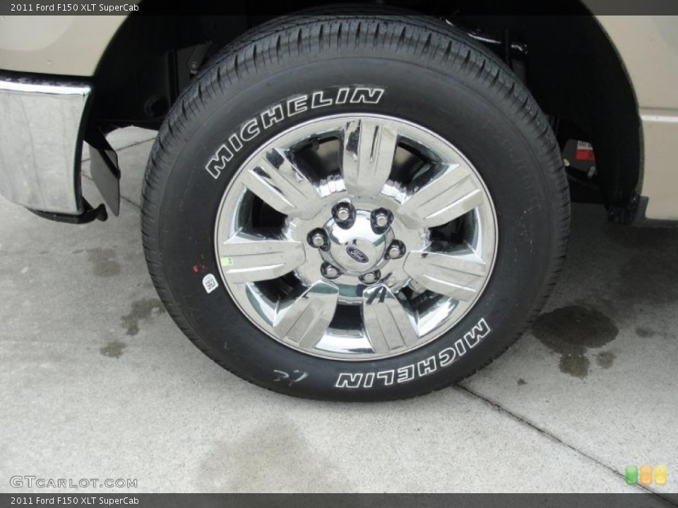 2011 Ford F150 XLT SuperCab Wheel and Tire Photo #47558534