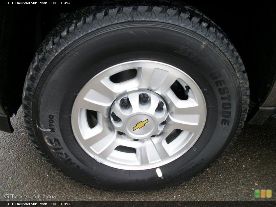 2011 Chevrolet Suburban 2500 LT 4x4 Wheel and Tire Photo #47568845