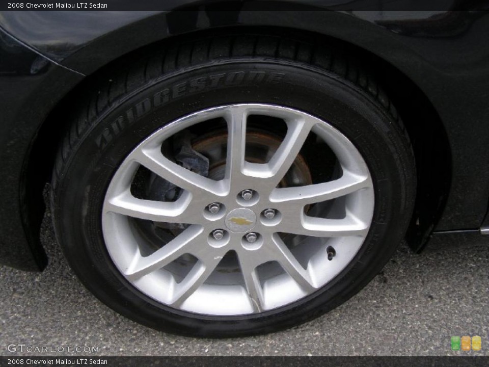 2008 Chevrolet Malibu LTZ Sedan Wheel and Tire Photo #47573639