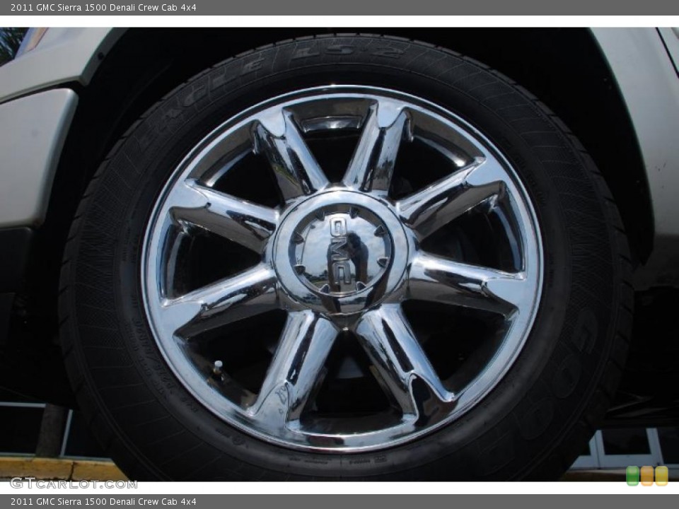 2011 GMC Sierra 1500 Denali Crew Cab 4x4 Wheel and Tire Photo #47574461