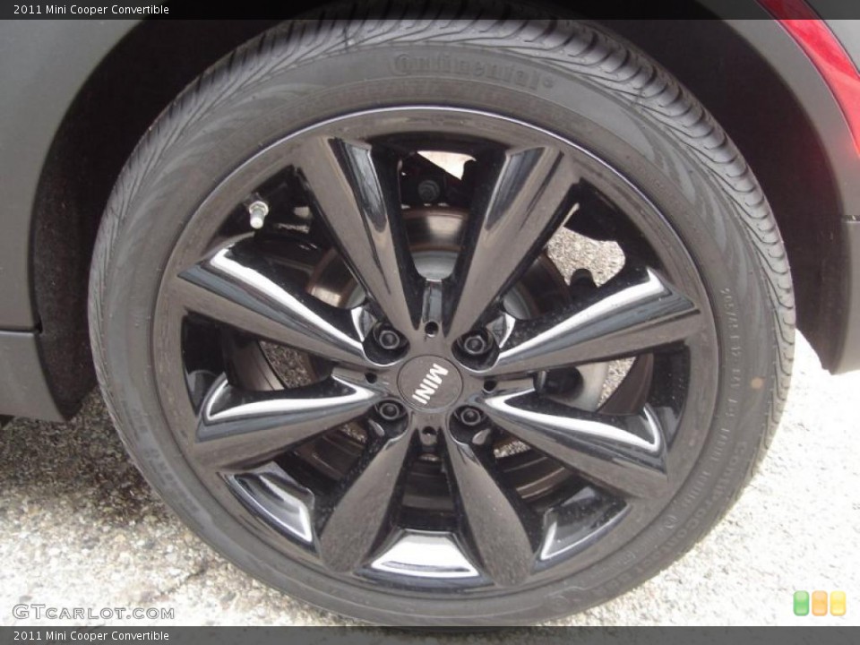 2011 Mini Cooper Convertible Wheel and Tire Photo #47579471