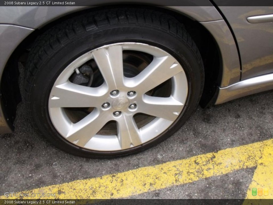 2008 Subaru Legacy 2.5 GT Limited Sedan Wheel and Tire Photo #47579483