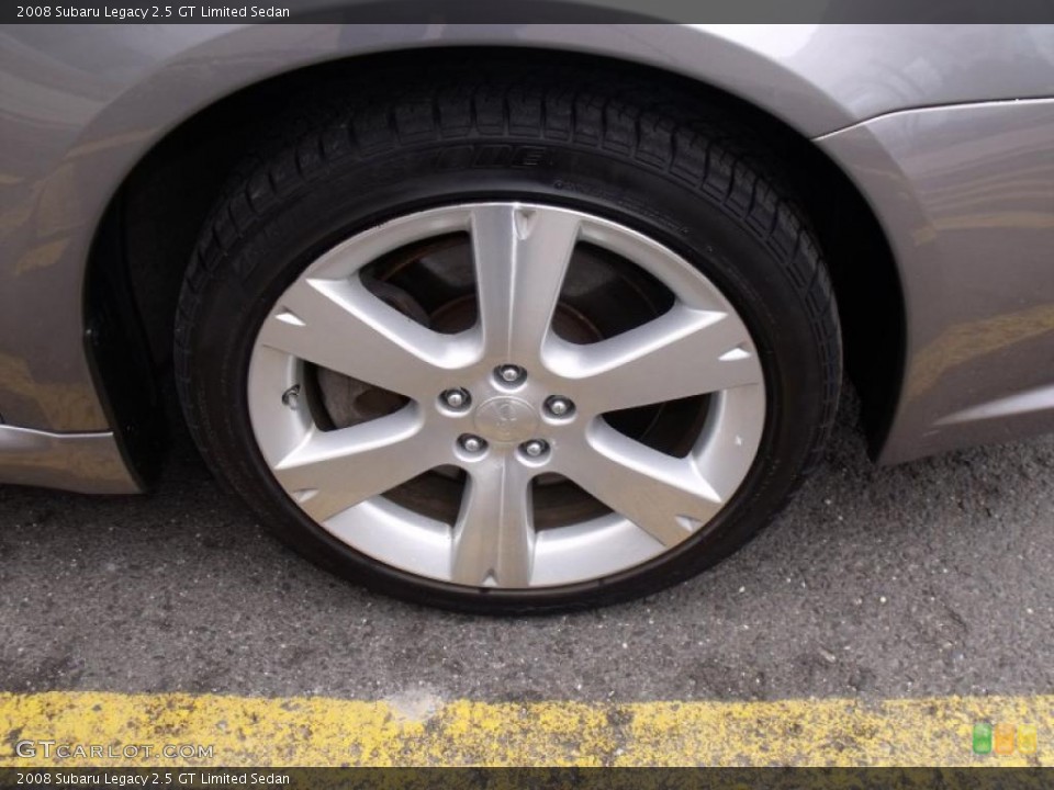 2008 Subaru Legacy 2.5 GT Limited Sedan Wheel and Tire Photo #47579495