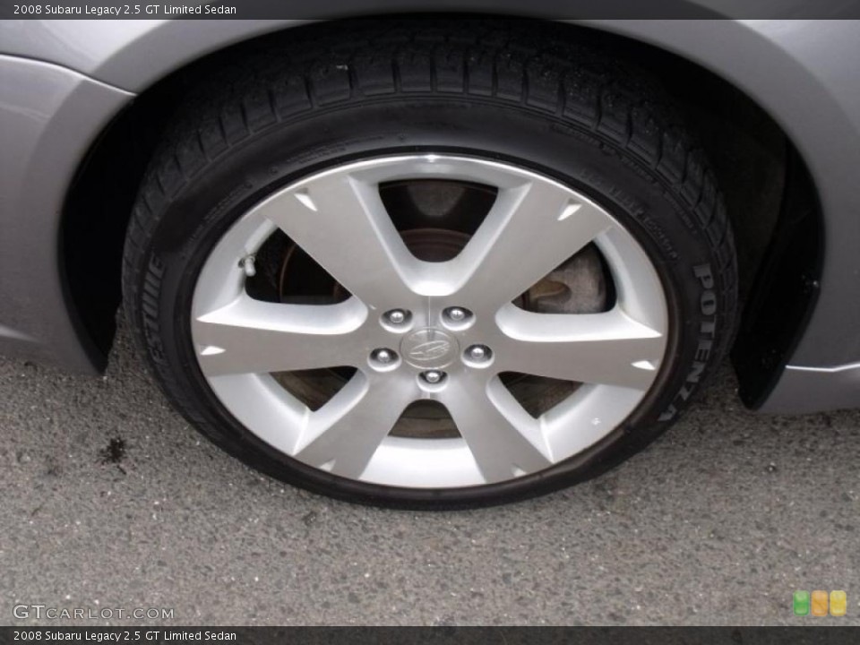 2008 Subaru Legacy 2.5 GT Limited Sedan Wheel and Tire Photo #47579510