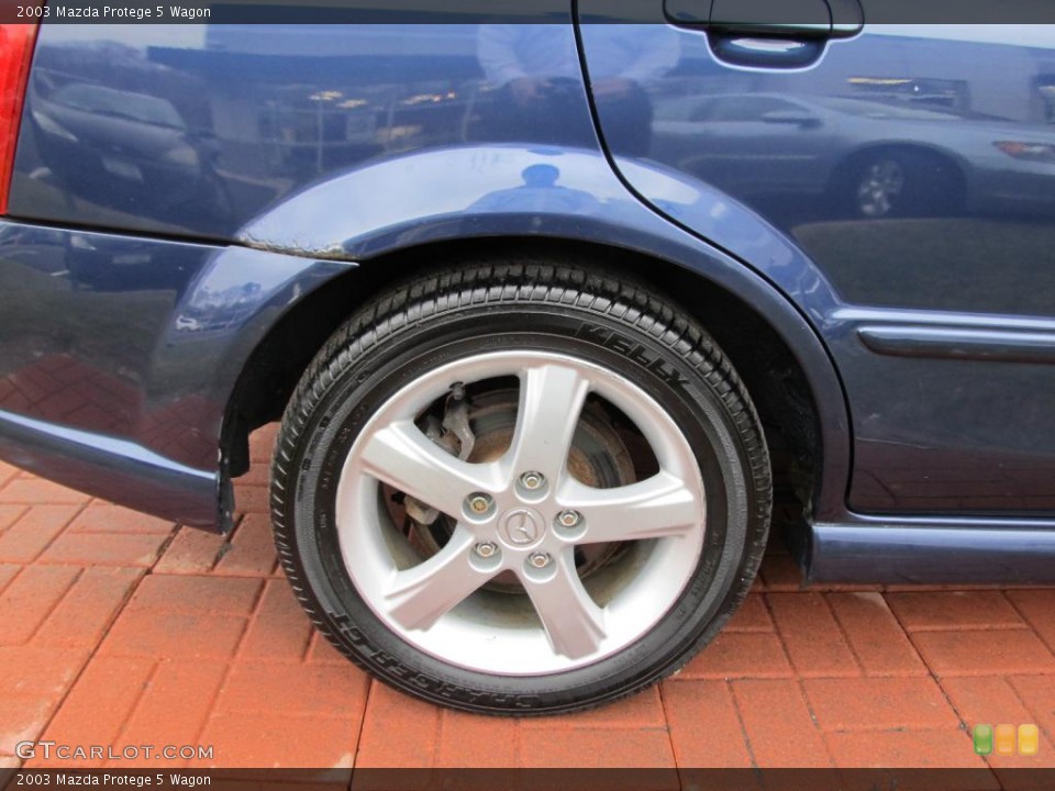 2003 Mazda Protege 5 Wagon Wheel and Tire Photo #47587657