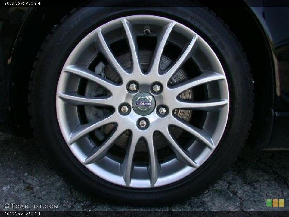 2009 Volvo V50 2.4i Wheel and Tire Photo #47595450